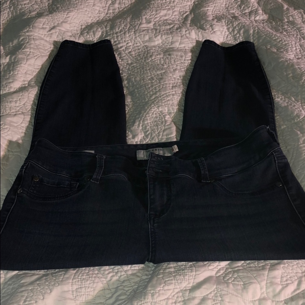 Torrid 18 short jeggings - Blue